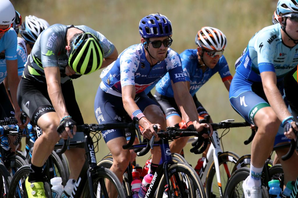 Alex Howes in the bunch during stage 5 at the Tour of Utah