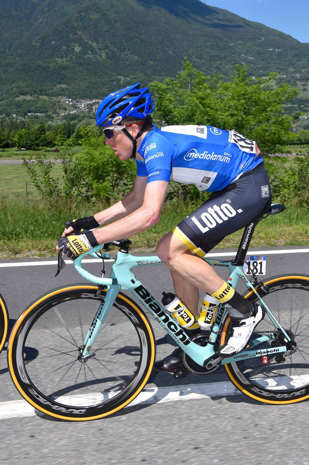 Steven Kruijswijk (LottoNl-Jumbo) leads the mountains classification