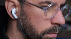 Apple AirPods Pro 3 in use