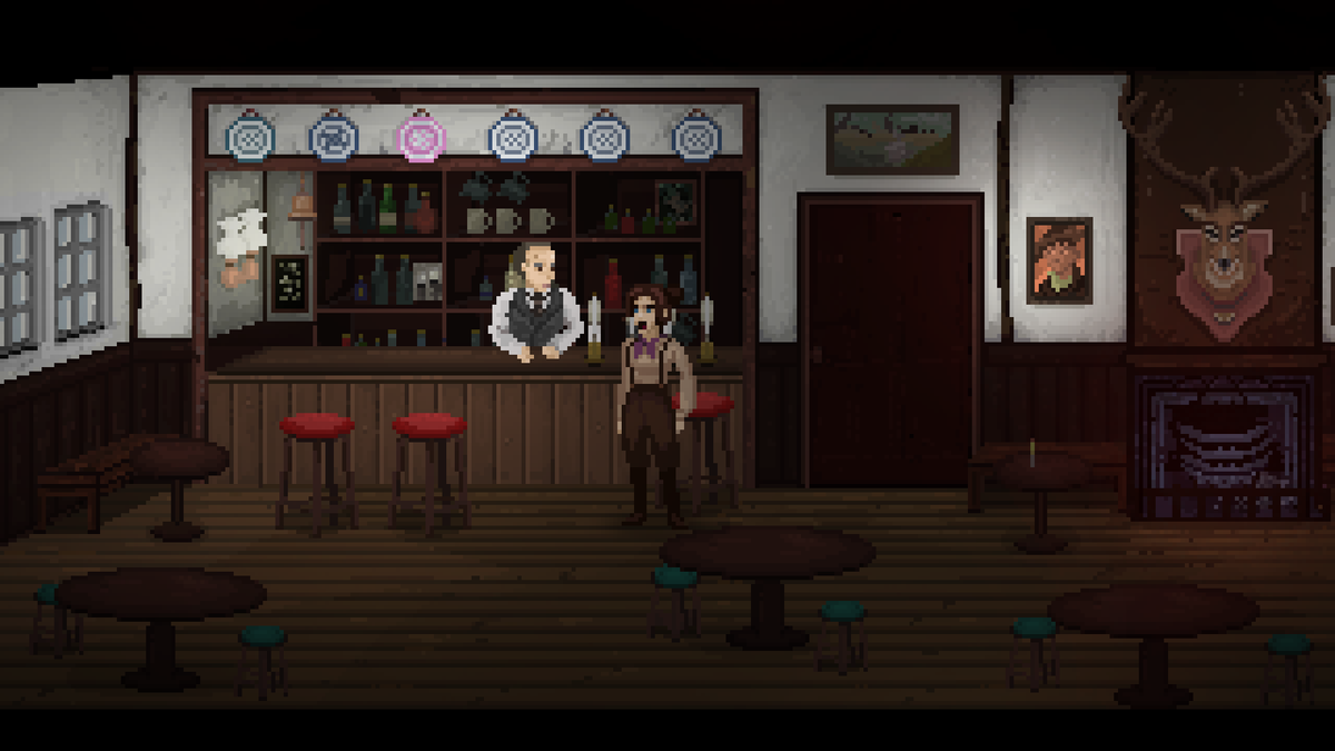 The Excavation of Hobb's Barrow adventure game pixel art