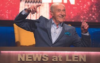 Len Goodman’s back on Saturday-night TV with a new family game show