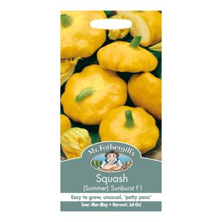 Mr Fothergill's Squash 'Sunburst' F1 seed packet