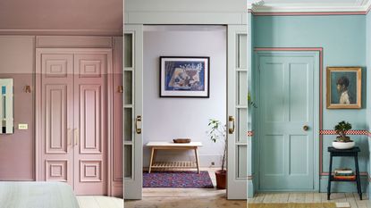 Should doors be painted the same color as walls?