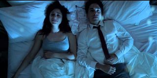 Emmy Rossum and Justin Long in Comet