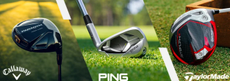 Golf clubs by brands on offer at Scheels 