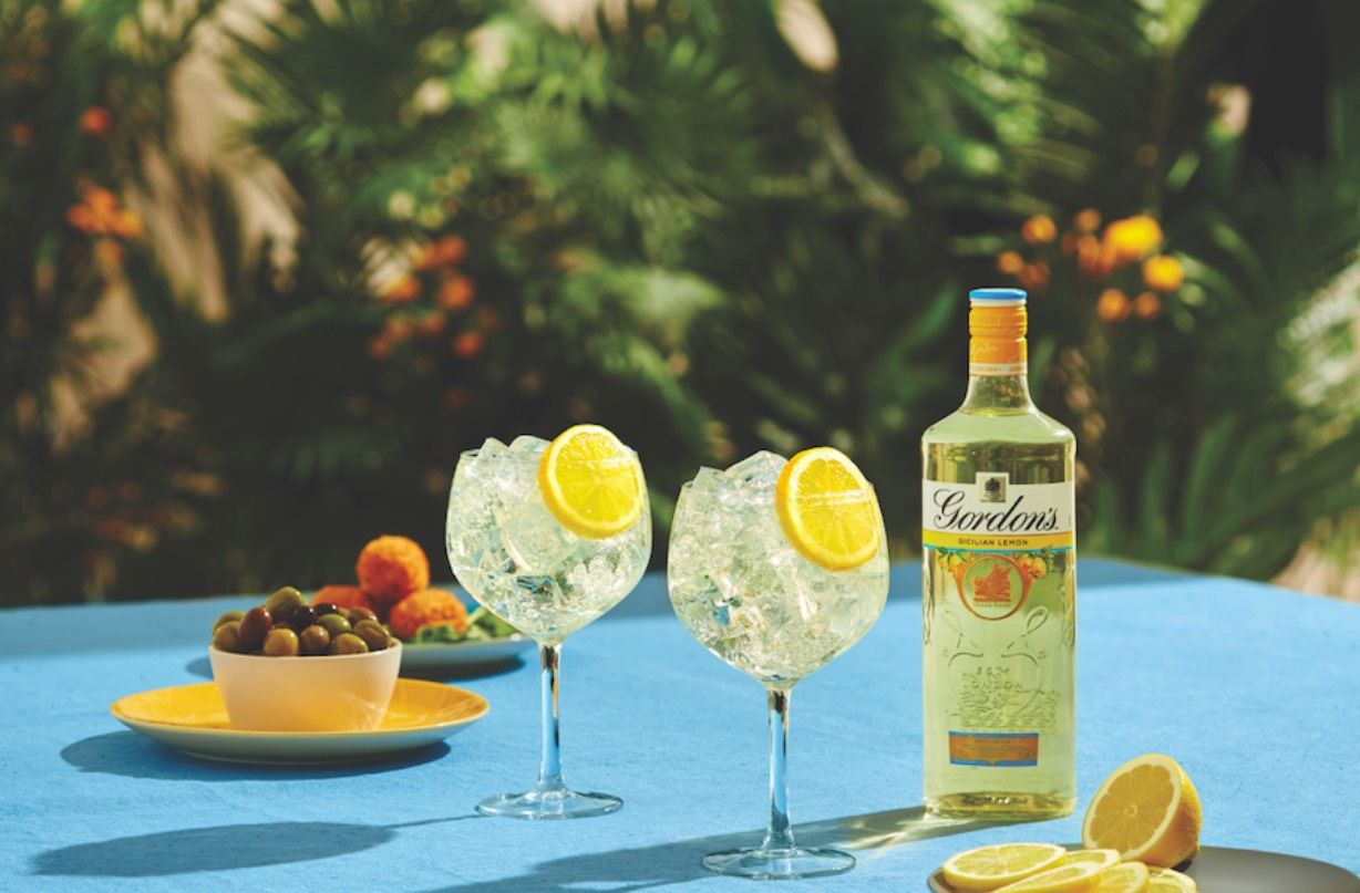 Gordon&#039;s Sicillian lemon gin