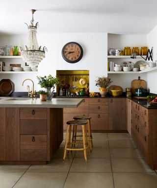 Tiered kitchen chandelier