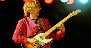 Andy Summers, live onstage with the Police at Reading Festival, 1979