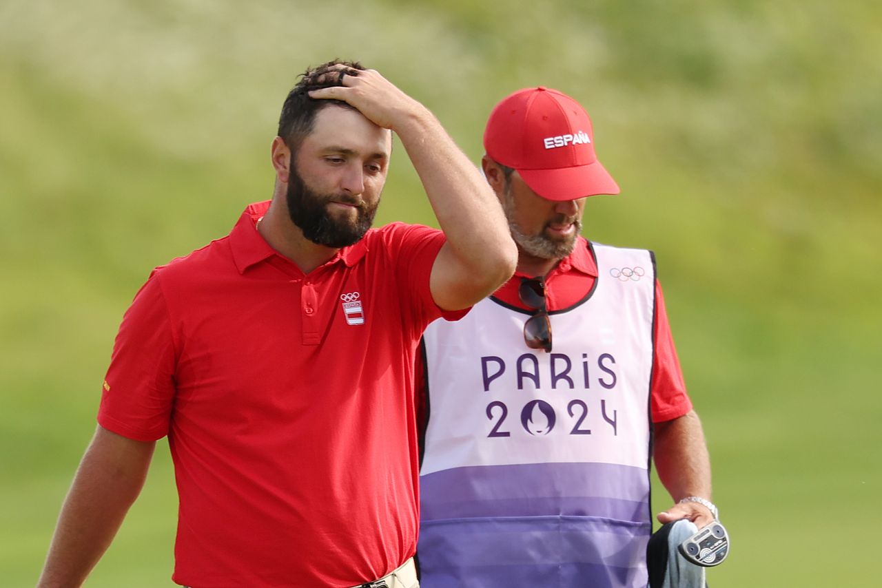 A disappointed Rahm at the Olympics