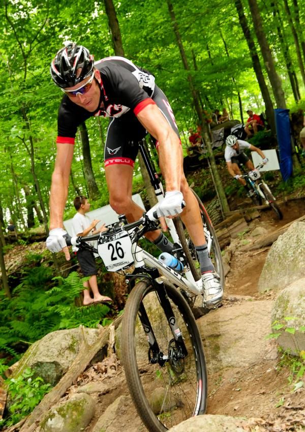 Ryan Trebon (LTS Felt) was riding his best race of the year