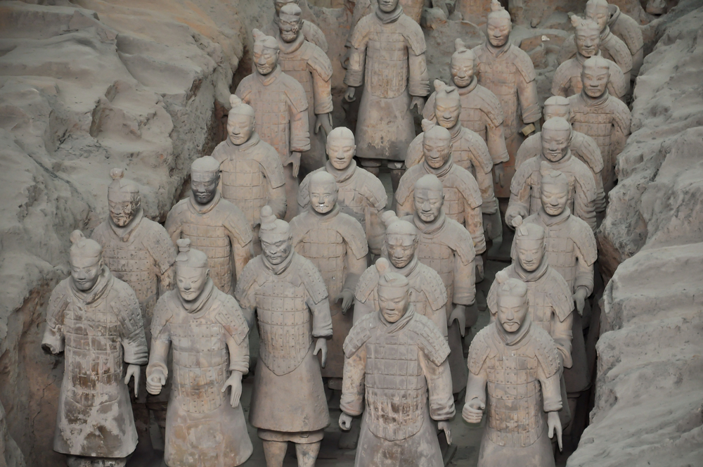 ancient chinese terracotta warriors