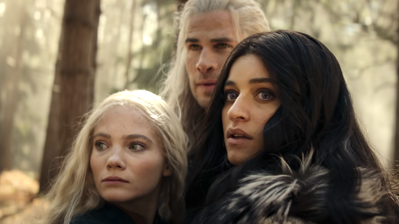 ciri, geralt and yennefer in the witcher season 4