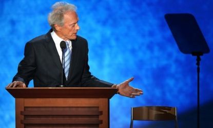 Surprising no one, Clint Eastwood concedes that he didn't prepare much before delivering a strange, rambling address to an empty chair at the GOP's convention.