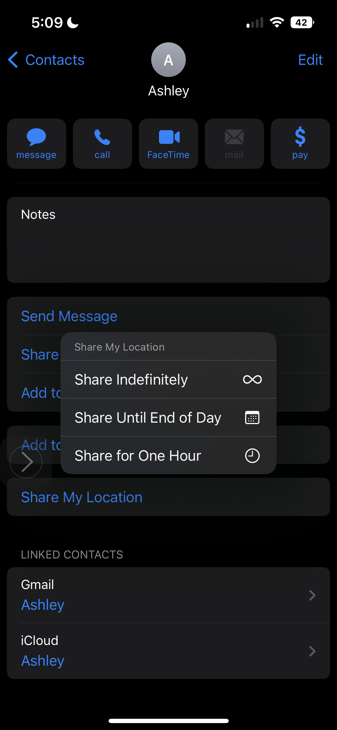 How to share location on iPhone