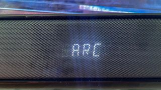 Majority Audio Sierra Plus soundbar showing ARC connectivity