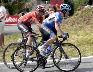 Andre Cardoso and Adam hansen escape on stage fifteen of the 2014 Giro d'Italia