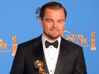 Leonardo DiCaprio bags the Best Actor gong at the 2014 Golden Globes