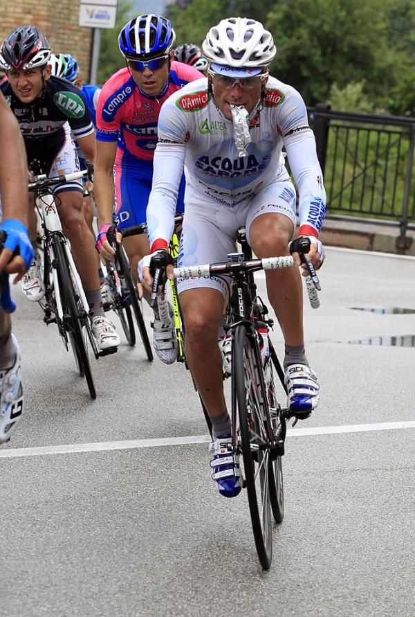 Danilo Di Luca (Acqua e Sapone) showed he still had it, finishing second