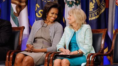 Michelle Obama and Dr. Jill Biden