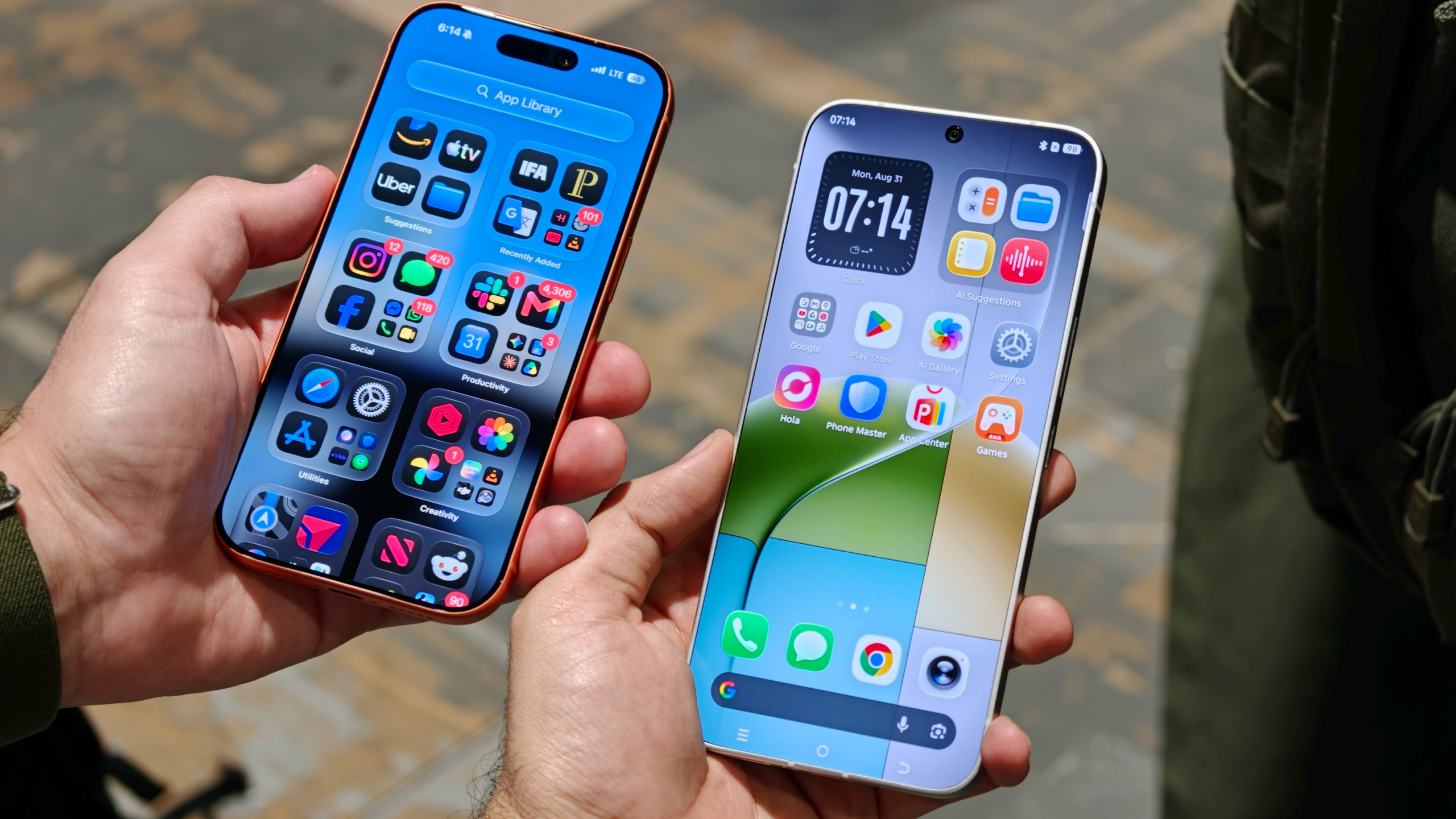 Hands-on with the Tecno bezel-free smartphone at IFA 2026