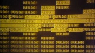 Overload screen in Word Processor of the Gods Tales From The Darkside