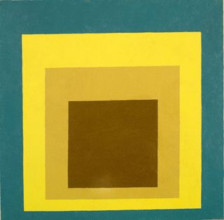 'Study for Homage to the Square: Still Remembered' by Josef Albers, 1954-56