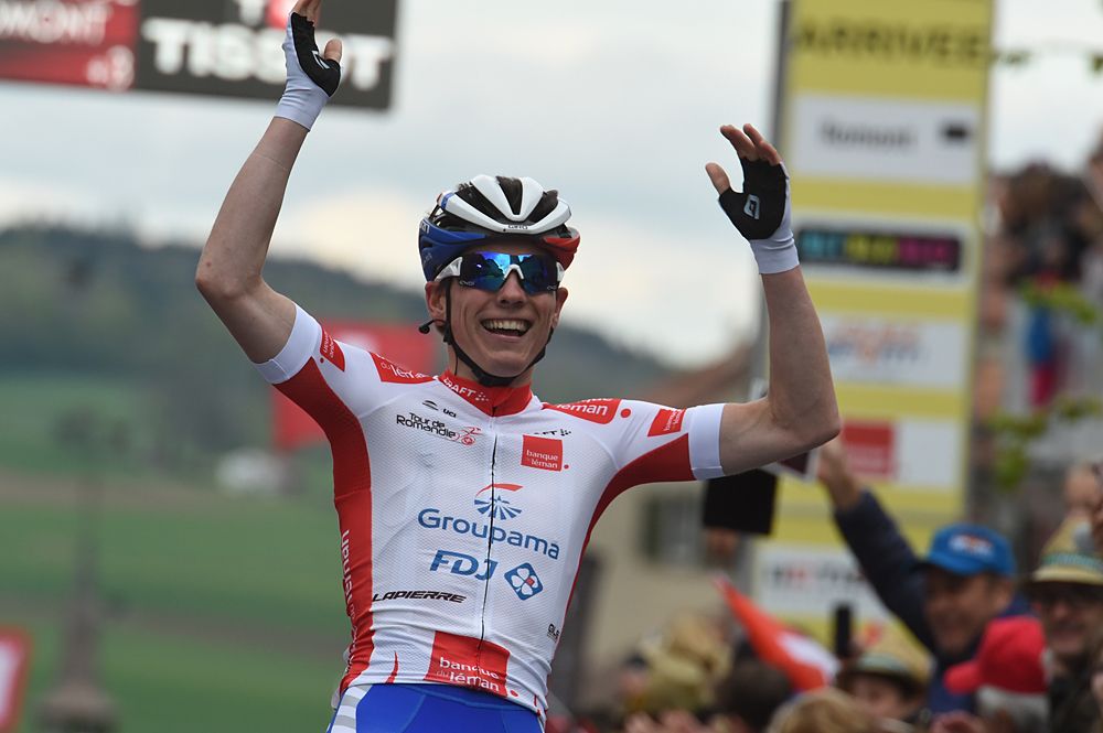 David Gaudu gave Groupama-FDJ its second consecutive stage victory at the Tour de Romandie