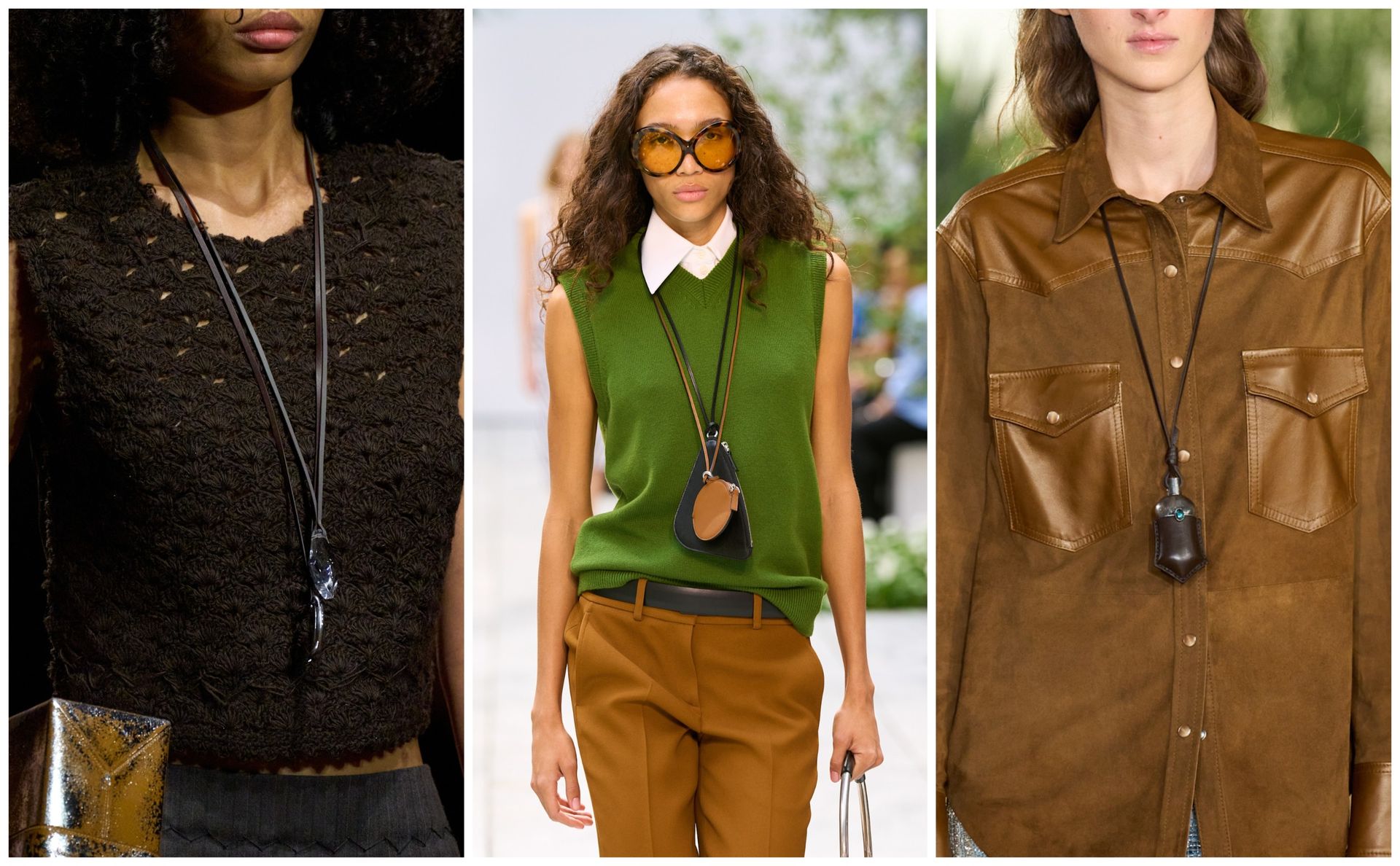 pendant necklaces on the spring 2027 runways