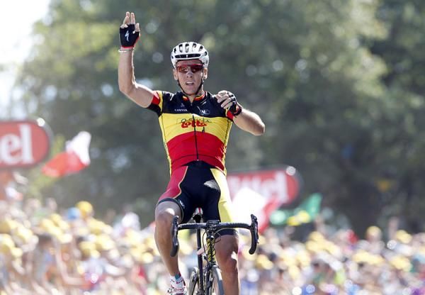 Philippe Gilbert (Omega Pharma-Lotto) wins the first stage