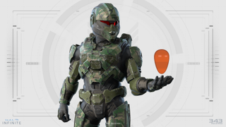 A Halo Infinite Spartan