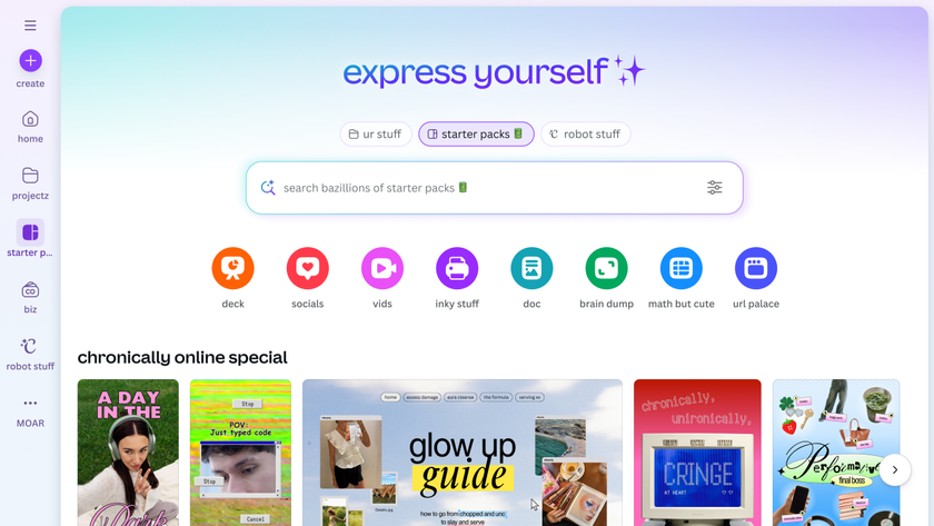 Canva's new "Chronically Online" language mode 