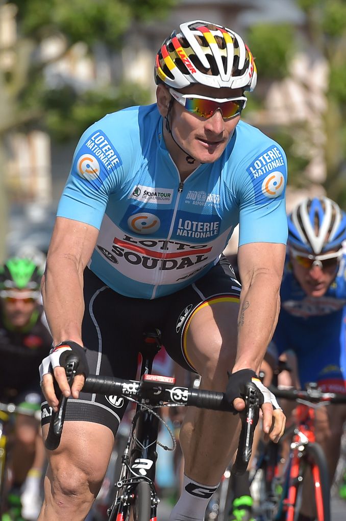 Andre Greipel during stage 3 in Luxembourg.