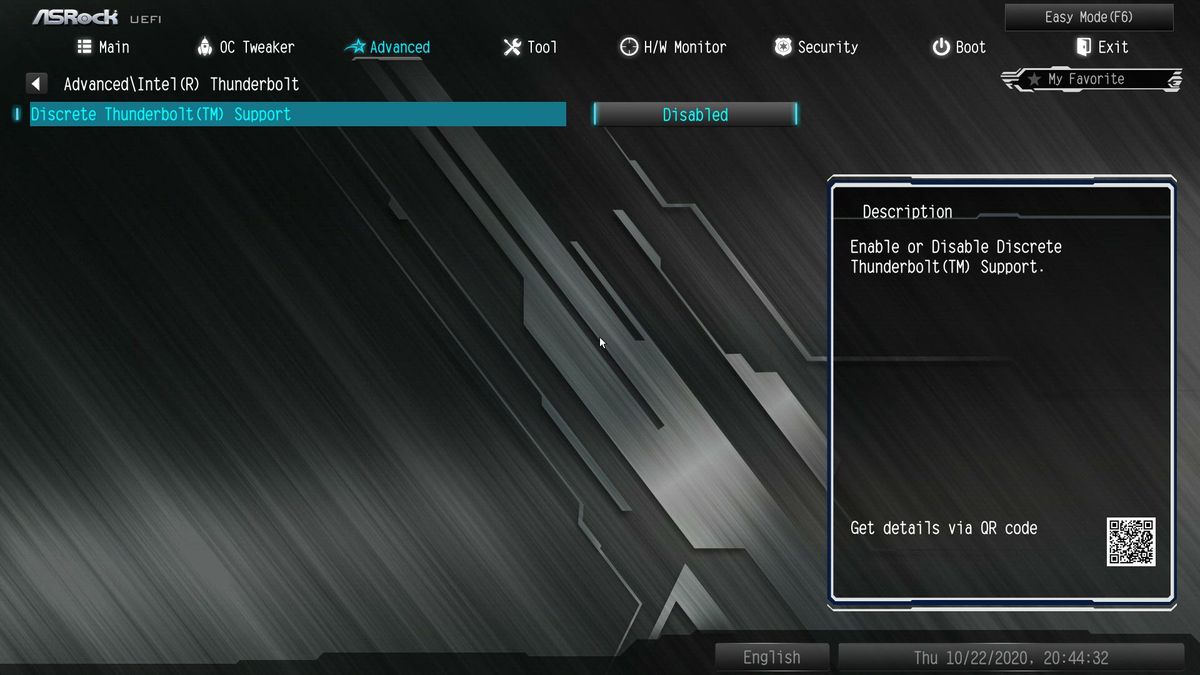 ASRock Z490M Pro4 BIOS