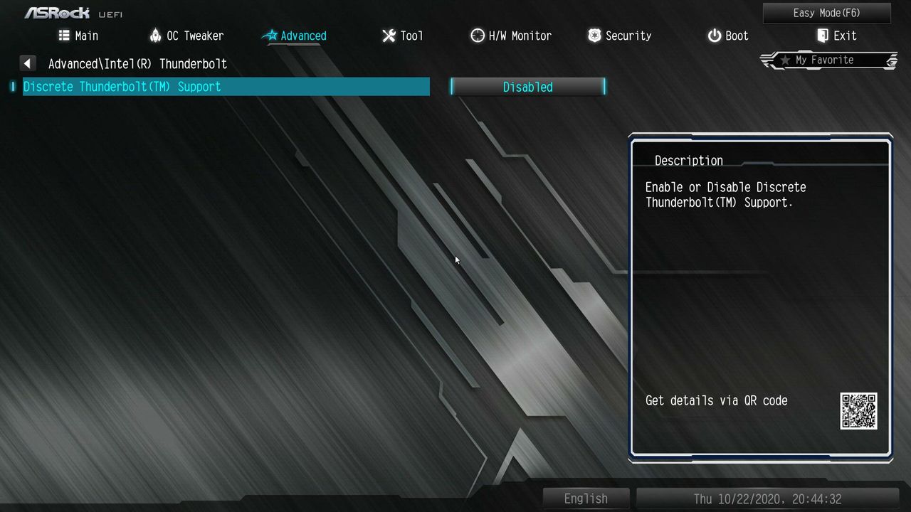 ASRock Z490M Pro4 BIOS