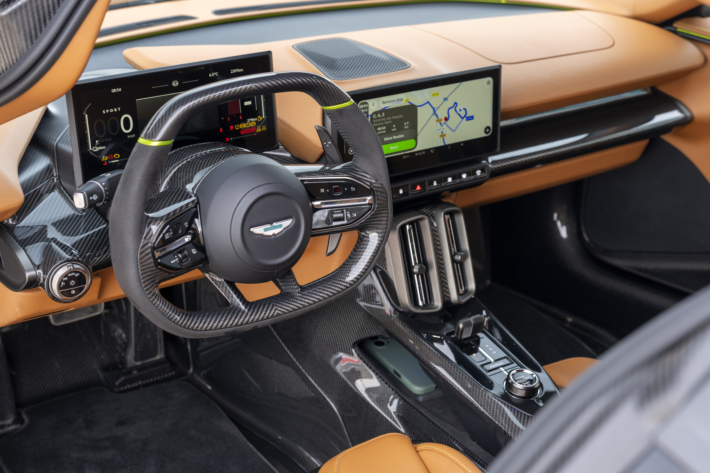 Aston Martin Valhalla dashboard