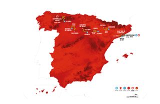 The route map for the 2025 Vuelta Femenina