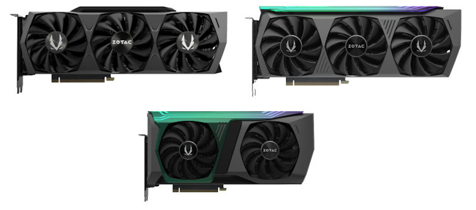 Zotac Ampere graphics cards leak