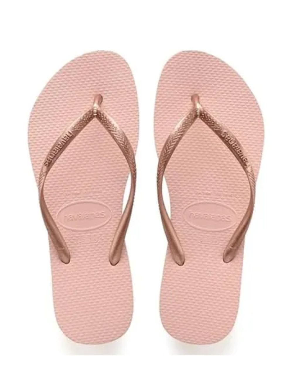 Havaianas pink flip flops cut out 