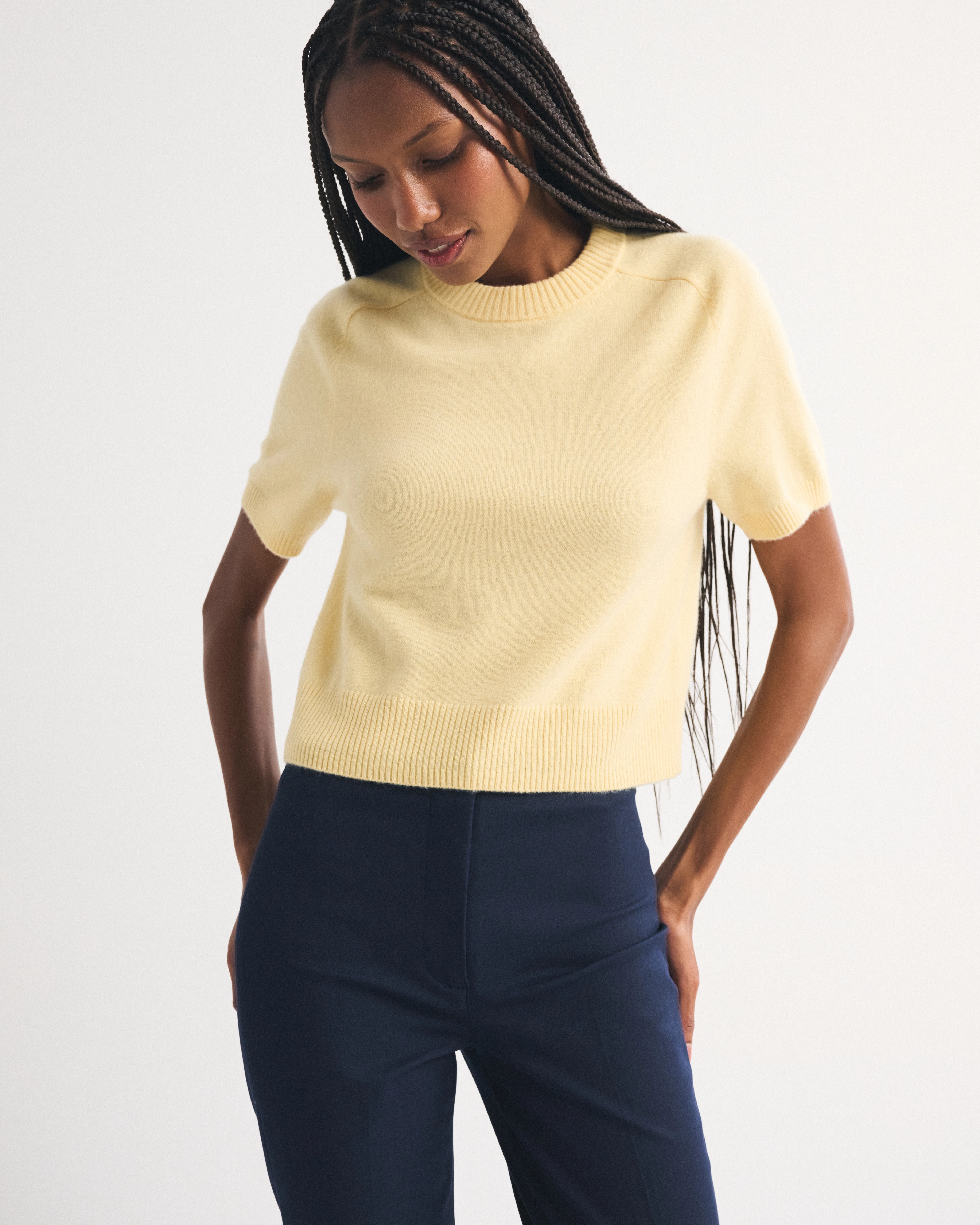 Abercrombie, Cashmere Crew Tee