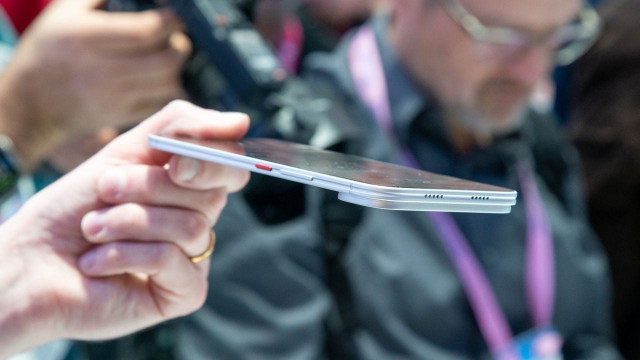 Tecno Modular Phone from the side