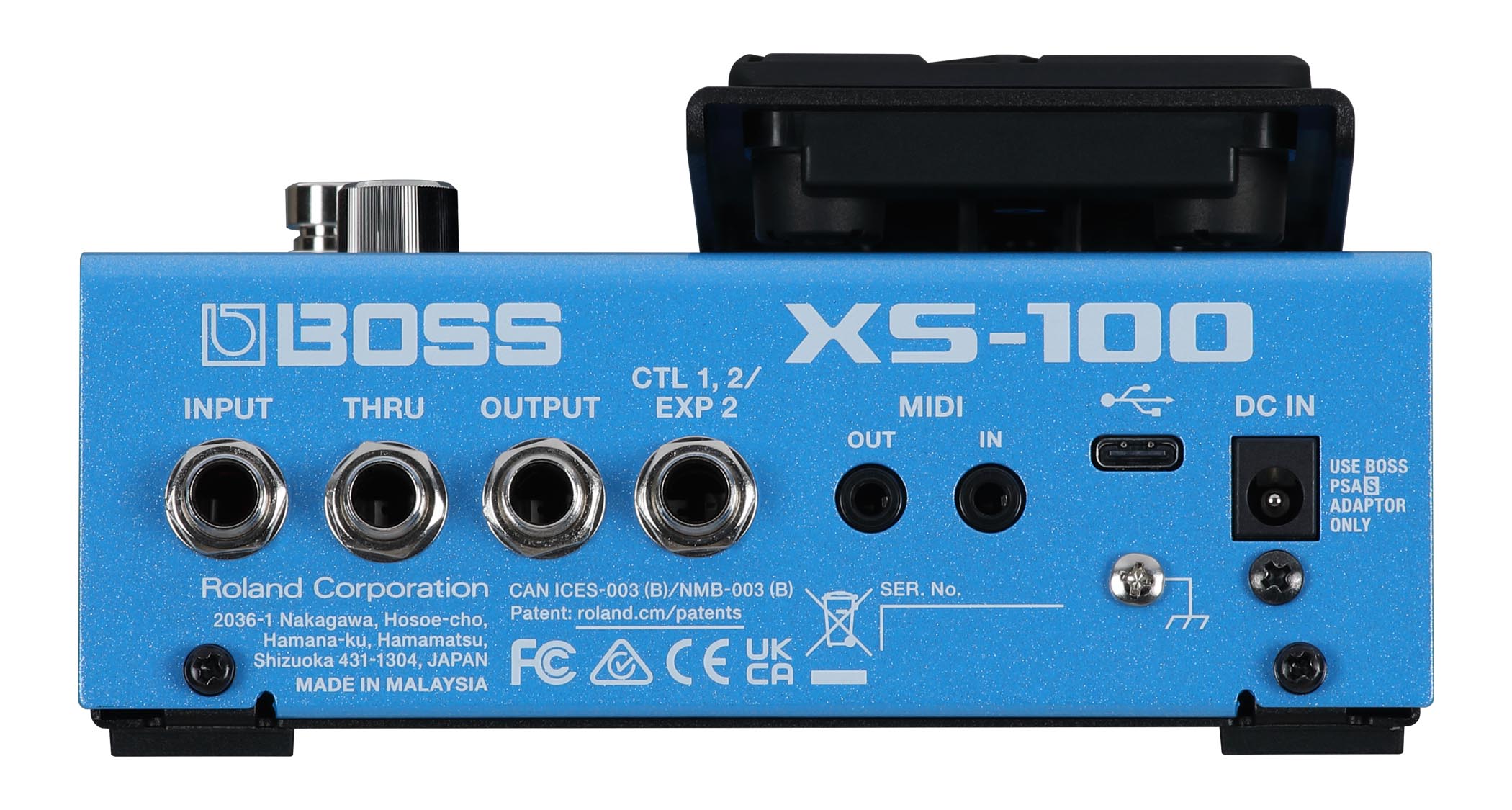 Boss XS-100 Poly Shifter: the treadle equipped pitch-shifter is a feature-packed solution for expressive control of up to four-octaves in either direction.