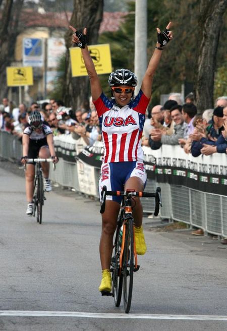 Carmen Small (USA) wins the GP Citta di Padova
