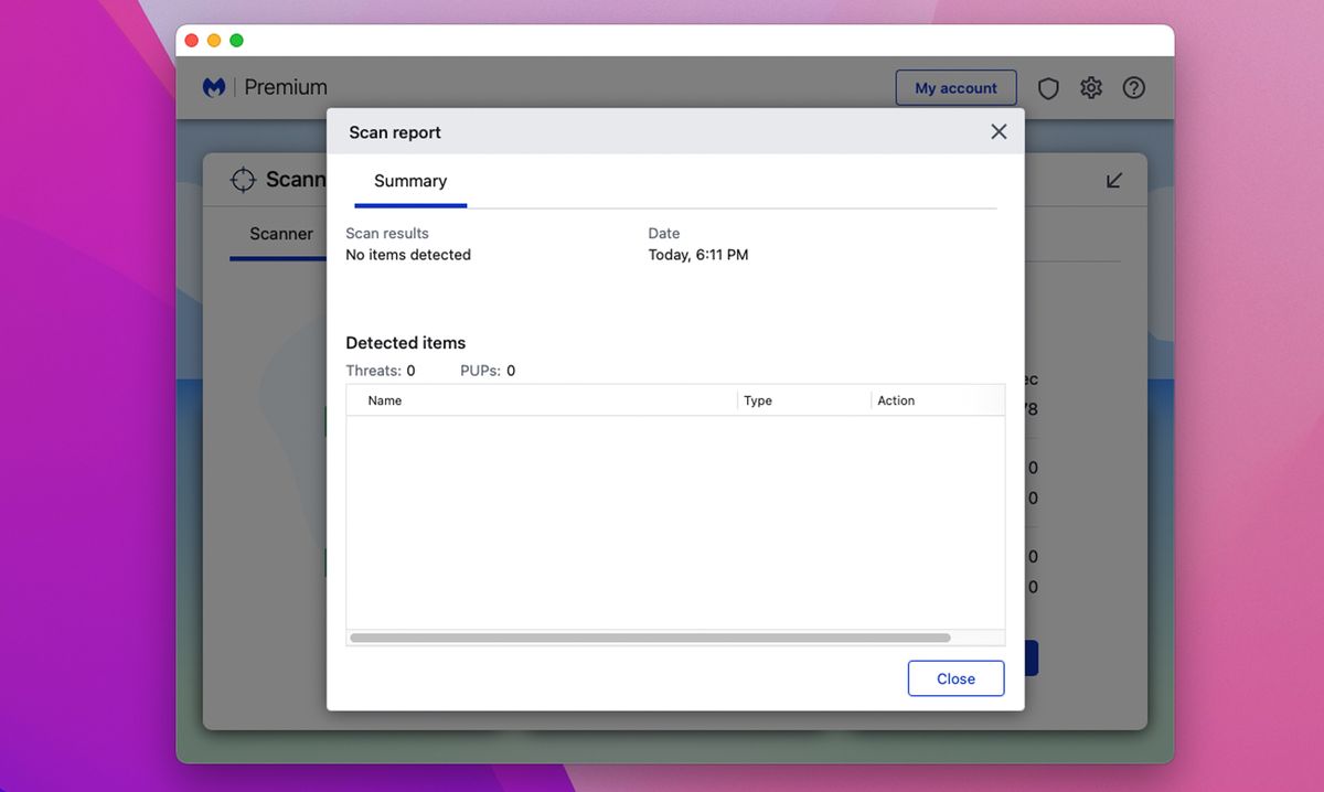 Malwarebytes Premium + Privacy app screenshot