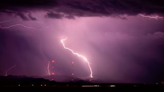 Lightning storm