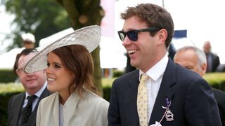 Princess Eugenie and Jack Brooksbank attend the Qatar Goodwood Festival in Chichester