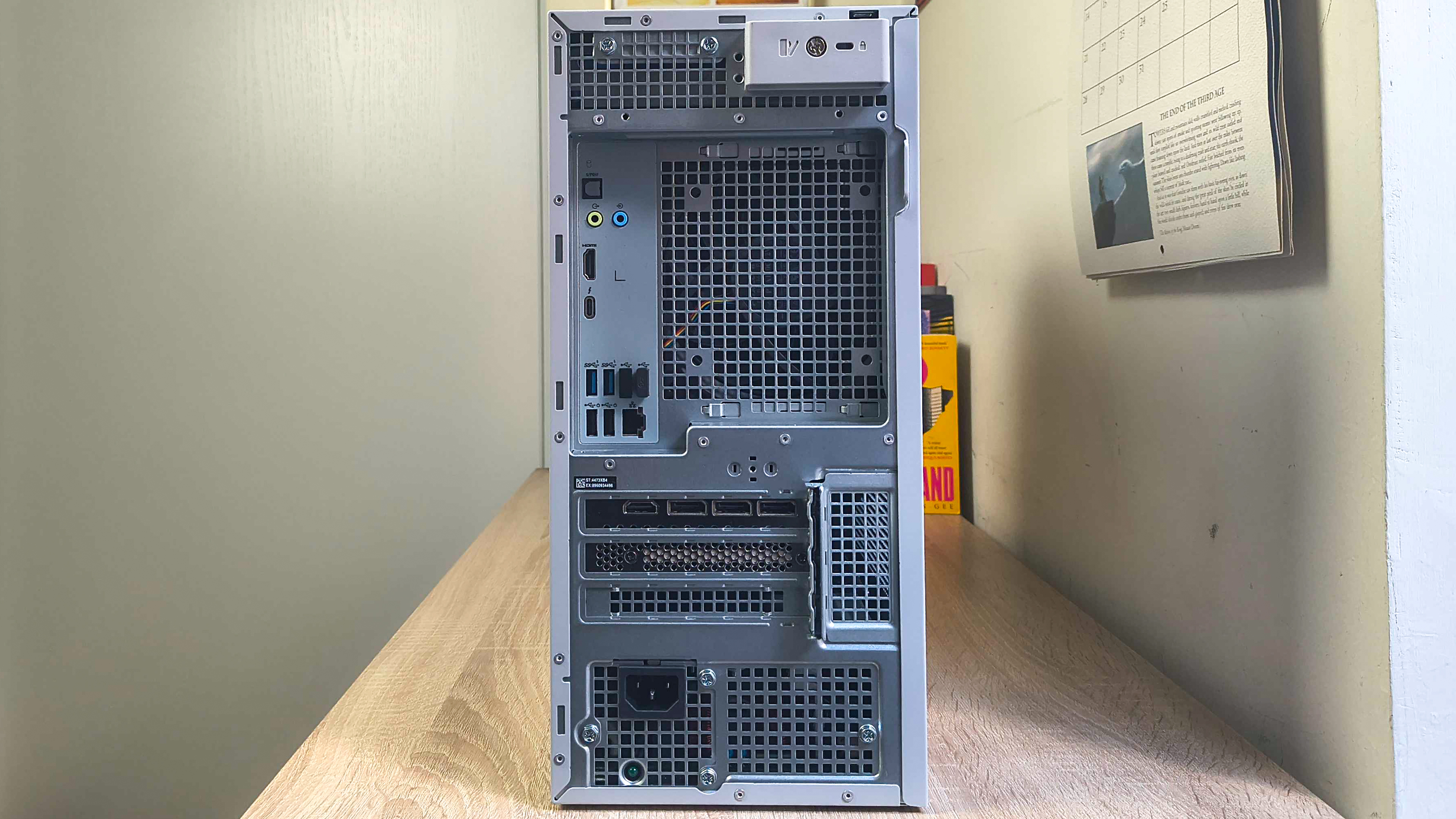 Dell Tower Plus (2025) review unit on a desk