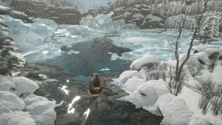 Brothers A Tale of Two Sons Remake review; three characters drift in a boat through ice