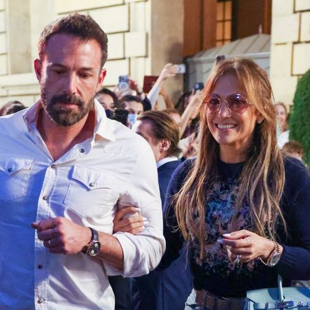 Jennifer Lopez and Ben Affleck are photographed in Paris