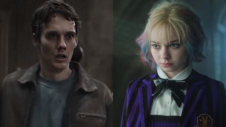 Hunter Doohan starring in "Evil Dead Burns," Emma Myers starring in "Wednesday" season 2.