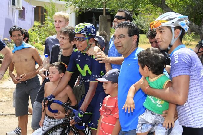 Nairo Quintana is popular with the fans in Argentina